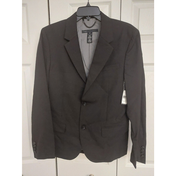 Marc by Marc Jacobs Black Lined Wool Blazer Suit Jacket Sz S/P Small NWT $448 - Picture 2 of 14
